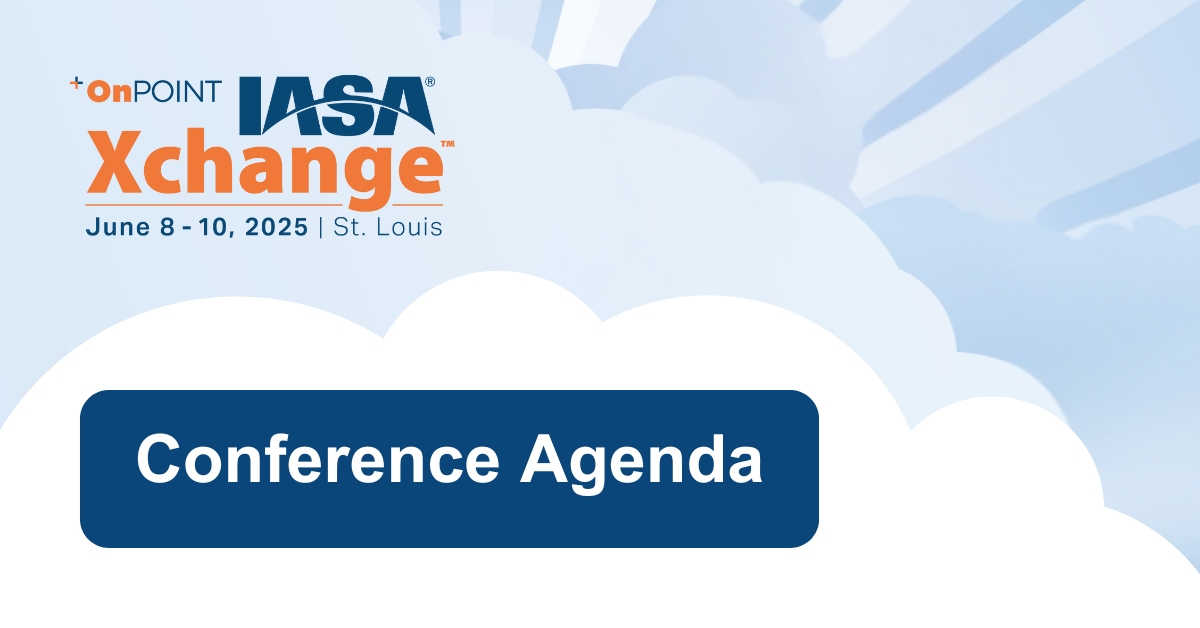 IASA Xchange Agenda